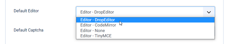 dropeditor -default