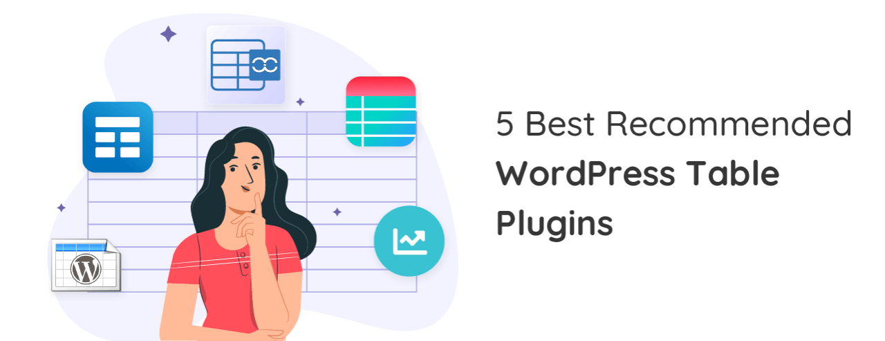 5 plug-ins de tabela WordPress mais recomendados