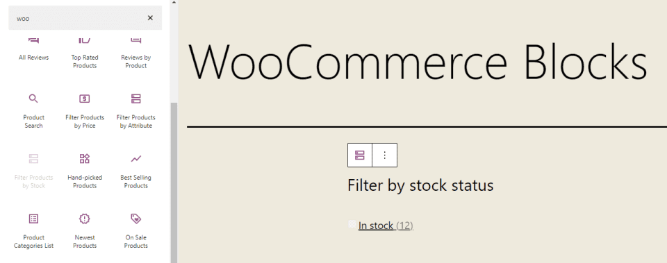 Filter By Stock Complete Guide WooCommerce Block