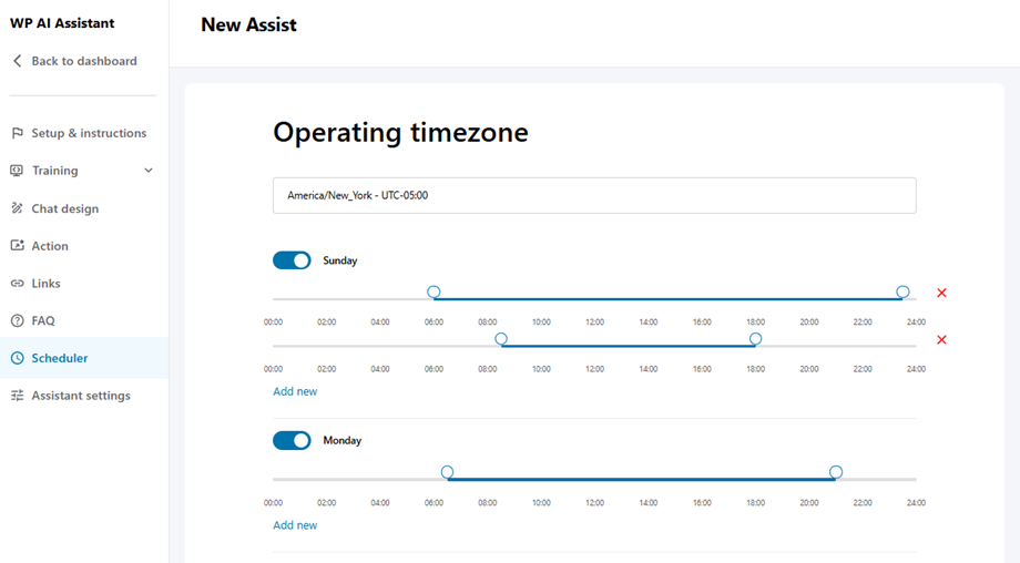pengaturan penjadwal