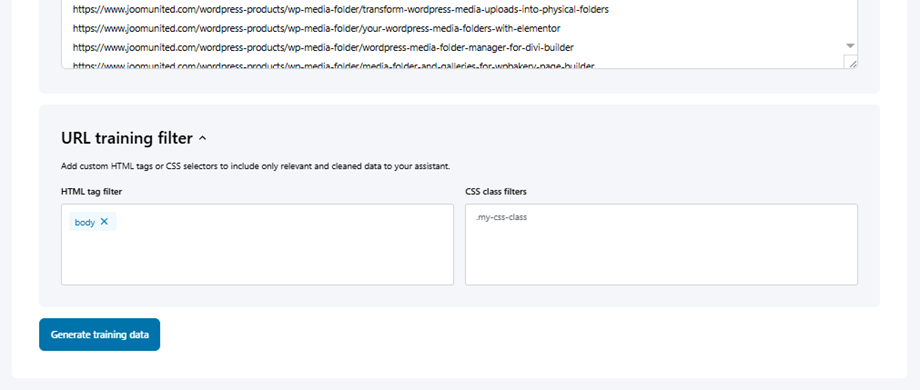 filter pelatihan url filter pelatihan url