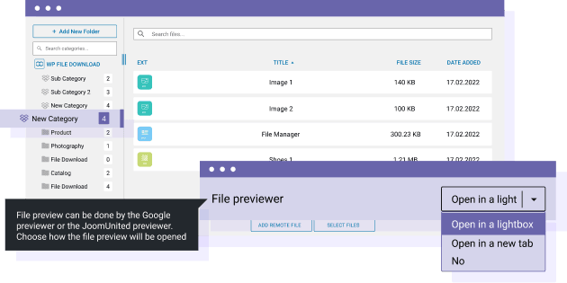 Προεπισκόπηση αρχείων για αρχεία cloud