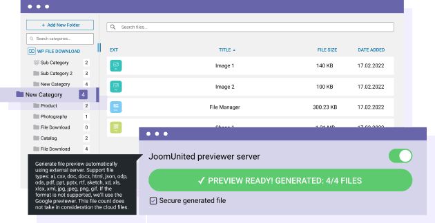 Περιορίστε την προεπισκόπηση εγγράφου ανά μορφή αρχείου