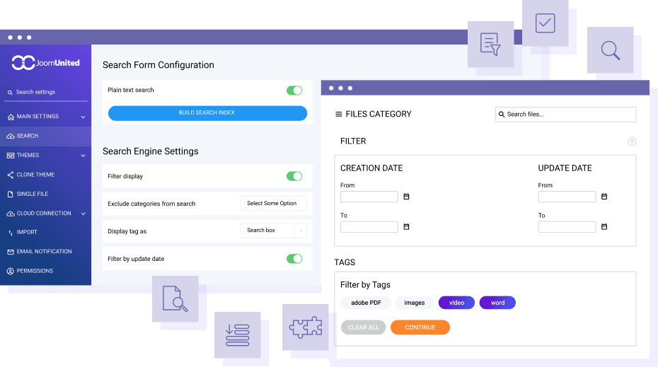 Ευέλικτη και προηγμένη μηχανή αναζήτησης αρχείων