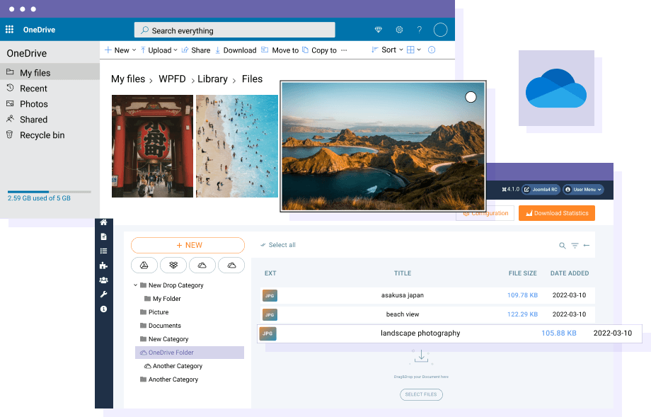 Συγχρονίστε-αρχεία-από-OneDrive-στο-Joomla-Dropfiles