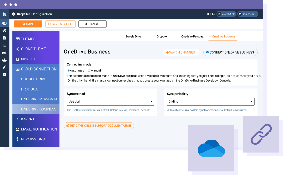 OneDrive-business-joomla-Συγχρονισμός