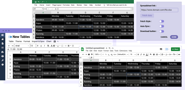Συγχρονισμός Joomla με Google Sheets