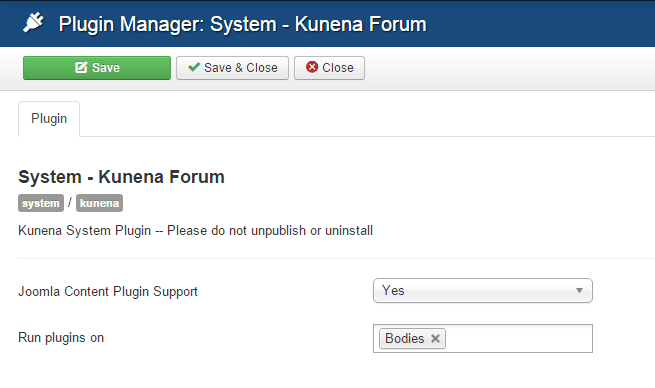 Kunena Forum