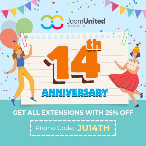 JoomUnited anniversary