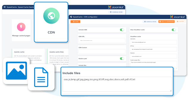 Φιλτράρισμα τύπων αρχείων Joomla για χρήση με το CDN