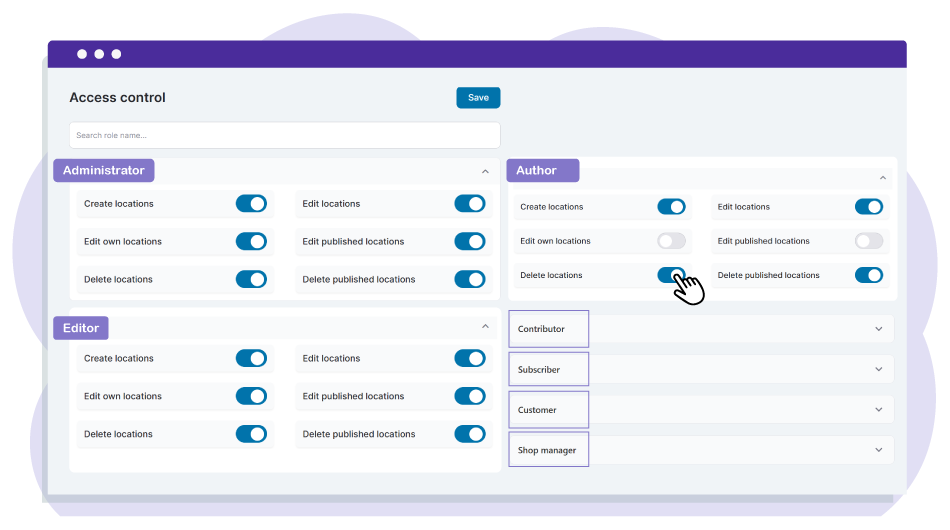 Αβίαστη Διαχείριση Τοποθεσίας με Εισαγωγή & Εξαγωγή