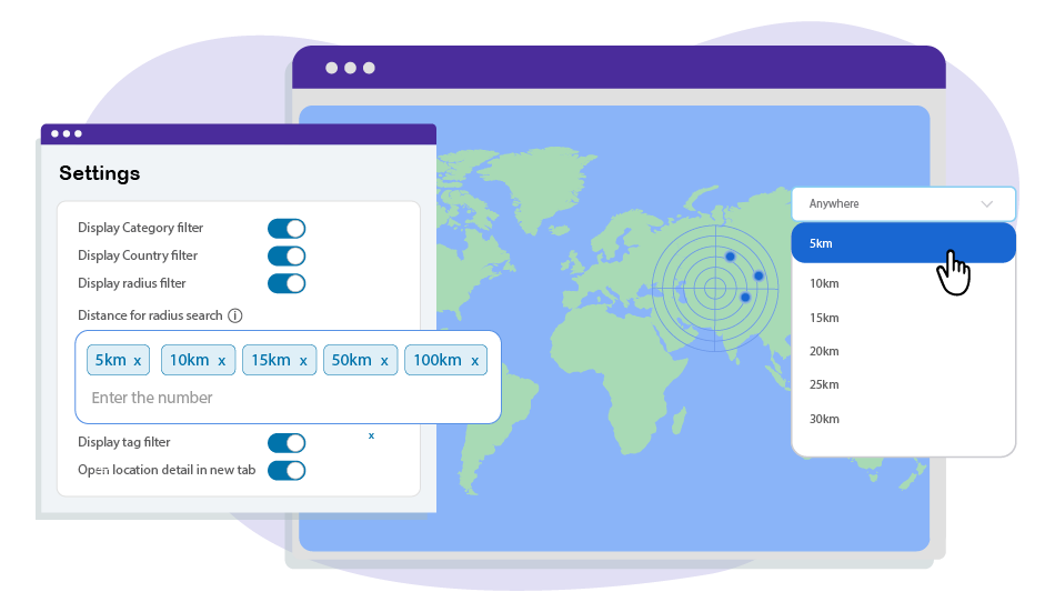 Χρησιμοποιήστε προσαρμοσμένη αναζήτηση ακτίνας με τον Εντοπιστή Καταστημάτων Google Maps