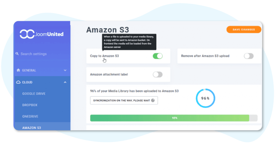 Amazon S3 集成和wordpress 媒体卸载