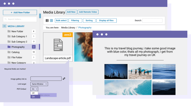 Ενσωματώστε PDF από τον κάδο Amazon S3 στο περιεχόμενο του WordPress