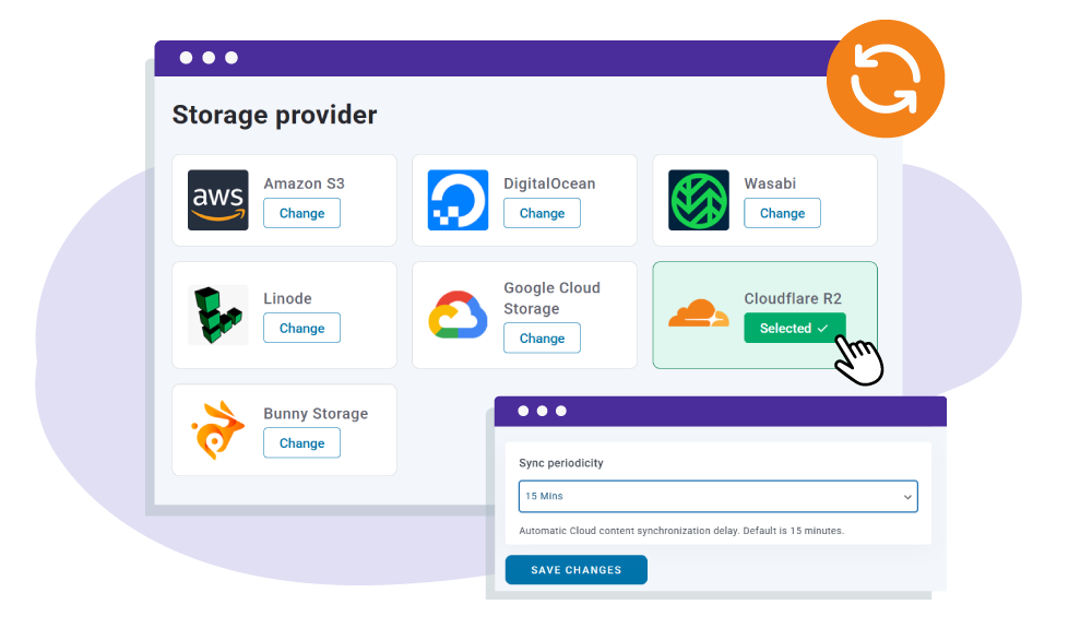تكامل Cloudflare R2 مع وسائط ووردبريس