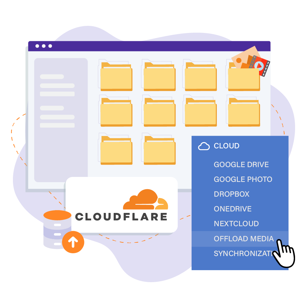 تخزين سحابي سهل للووردبريس
