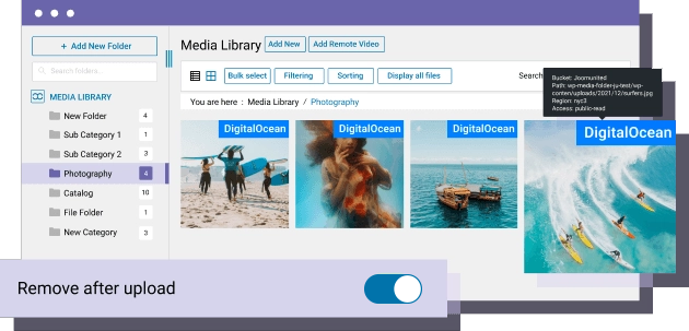 DigitalOcean से WordPress में सभी मीडिया पुनः प्राप्त करें
