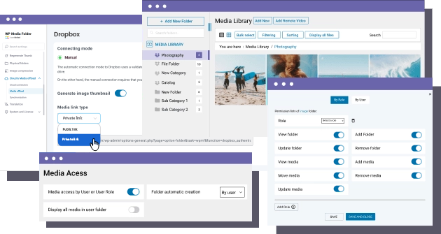 ड्रॉपबॉक्स मीडिया एक्सेस को नियंत्रित करें