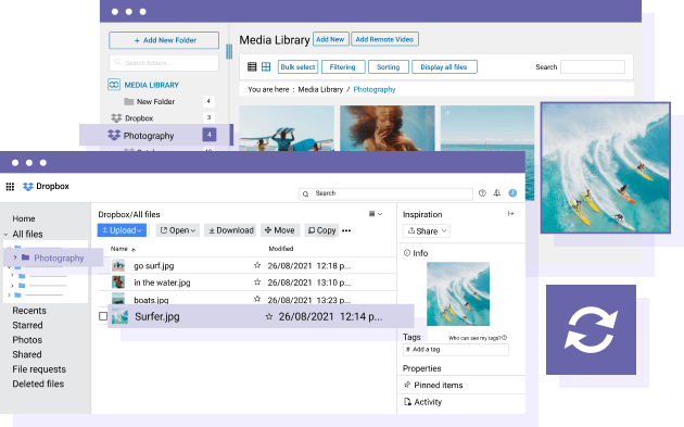 ड्रॉपबॉक्स से WordPress और WordPress से ड्रॉपबॉक्स सिंक्रनाइज़ेशन