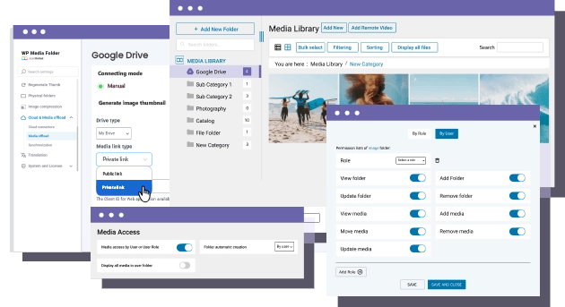 Έλεγχος πρόσβασης στα μέσα Google Drive
