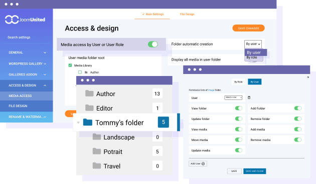 Ограничить доступ для пользователя WordPress