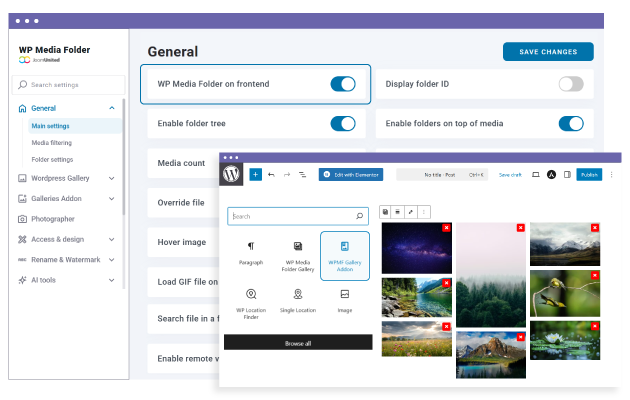 أداء التحميل أو تعطيل ملفات المكون الإضافي في الواجهة الأمامية