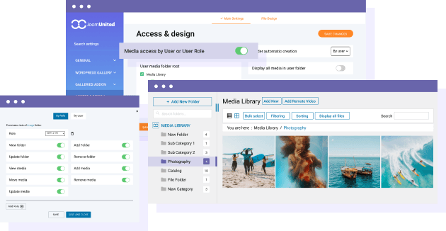 تقييد الوصول إلى الوسائط لمحرري Avada