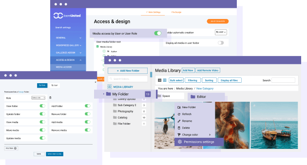 Divi编辑器的媒体访问限制