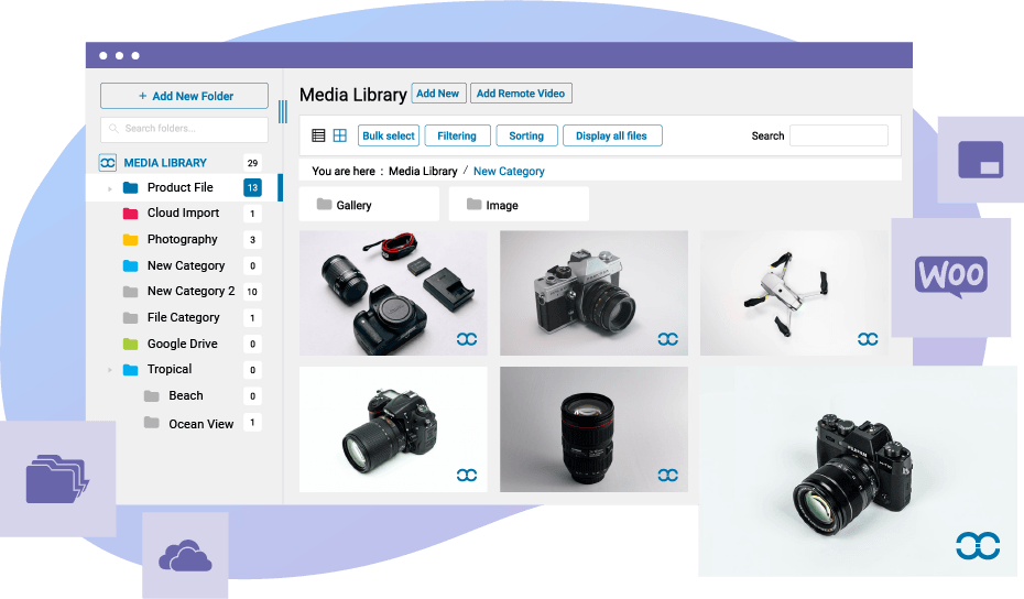 Οργανώστε τη βιβλιοθήκη πολυμέσων σας με φακέλους