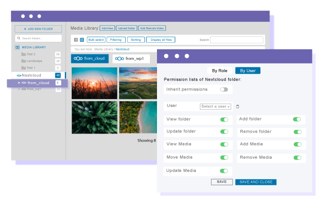 控制Nextcloud媒体访问权限