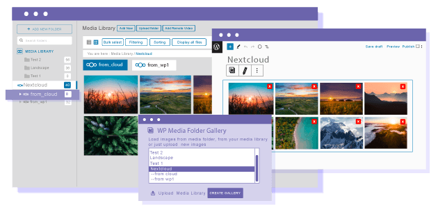 在WordPress内容中嵌入Nextcloud媒体