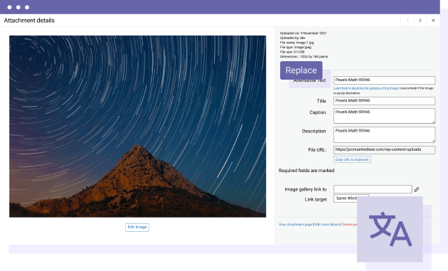 Αντικατάσταση μεταφρασμένου μέσου WPML