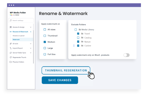 Προσθήκη υδατογραφήματος σε υπάρχουσες εικόνες WordPress