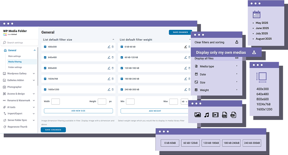 Ταξινόμηση και φιλτράρισμα της βιβλιοθήκης μέσων του WordPress σας