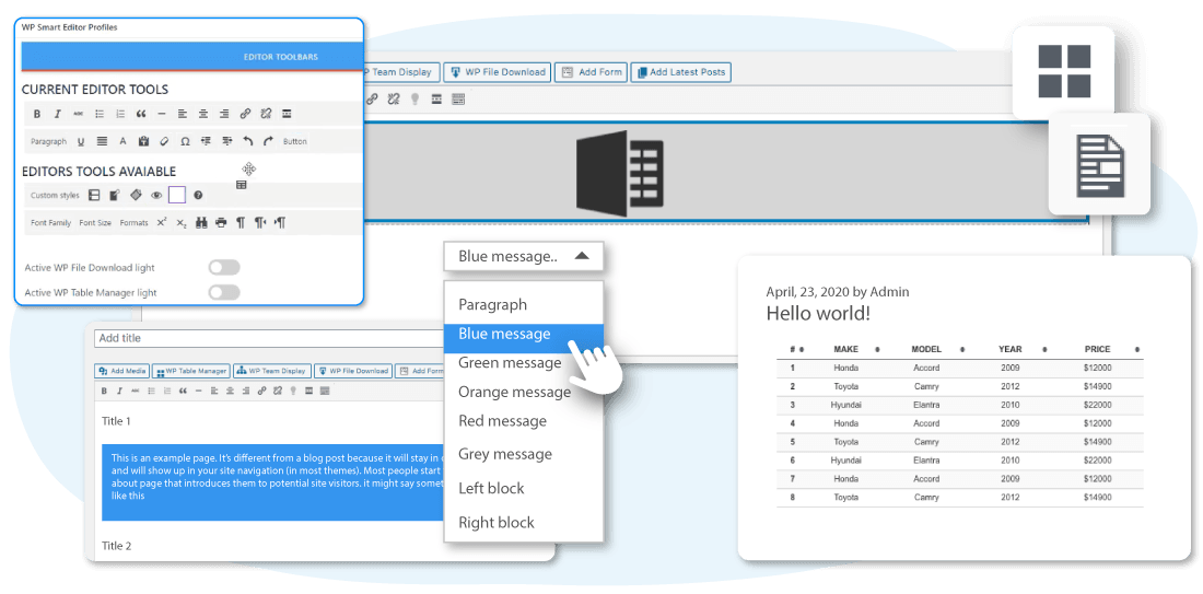 WP Smart Editor WordPress Text Editor Plugin