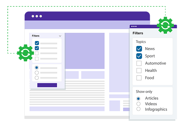 Δυναμικό φιλτράρισμα με AJAX