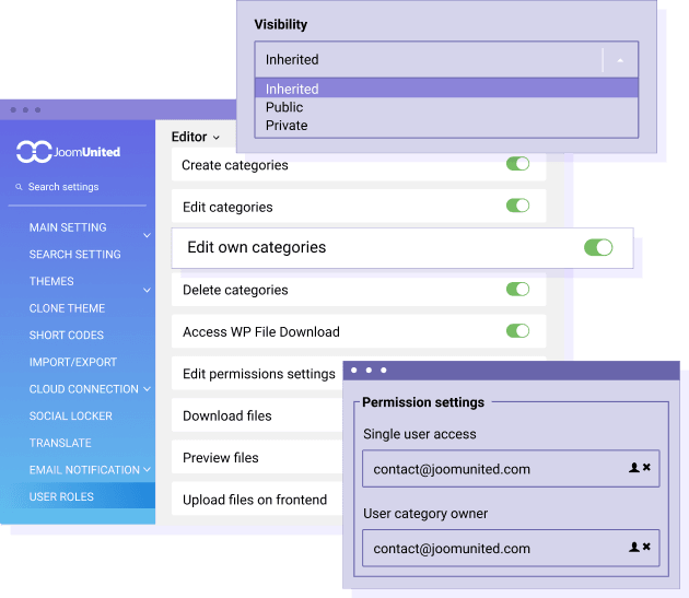 Limit file download access