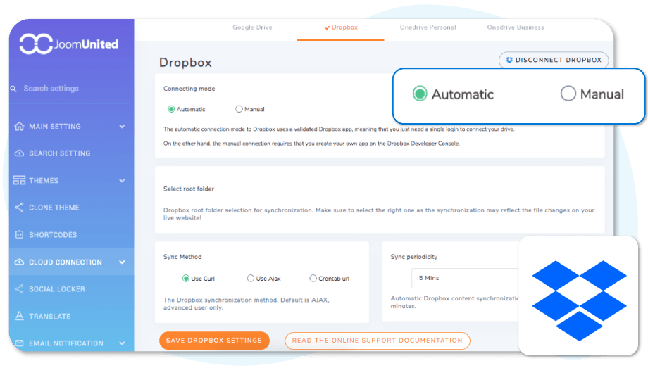 dropbox download manager