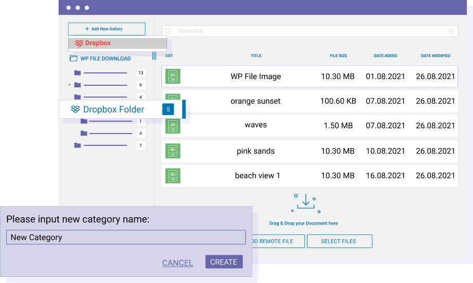 Ένας φάκελος WordPress = ένας φάκελος Google Drive