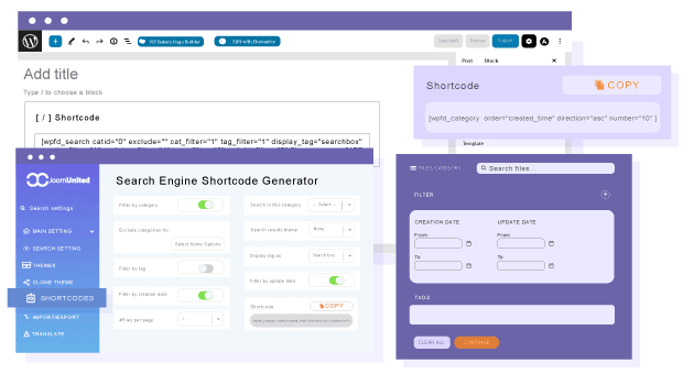 गुटेनबर्ग में एक फ़ाइल खोज इंजन जोड़ें