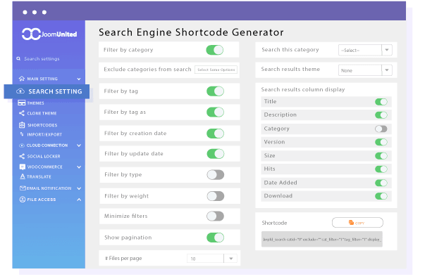 Φόρτωση προκαθορισμένων αποτελεσμάτων αναζήτησης αρχείων