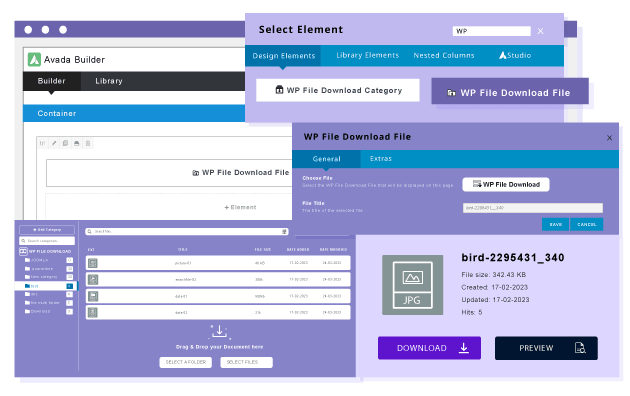Ένας διαχειριστής αρχείων που μπορείτε να χρησιμοποιήσετε με το Avada Live builder
