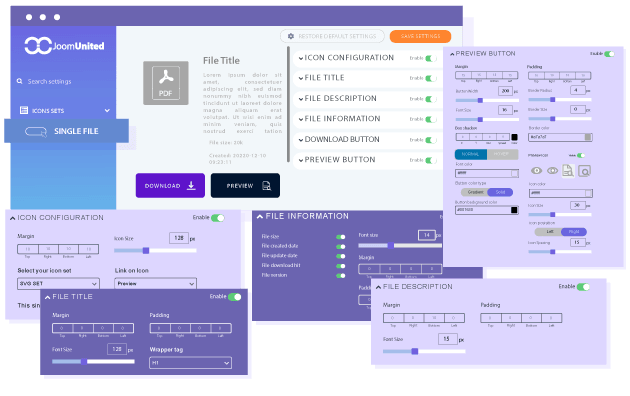 Εισαγάγετε μια μεμονωμένη σχεδιασμένη λήψη αρχείου με προσαρμοσμένο σχέδιο