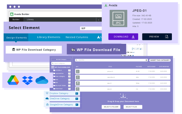 Εισαγωγή αρχείων από το Google Drive, OneDrive και το Dropbox στο Avada Fusion builder