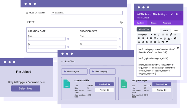 Insert WP File Download in DIVI using shortcode