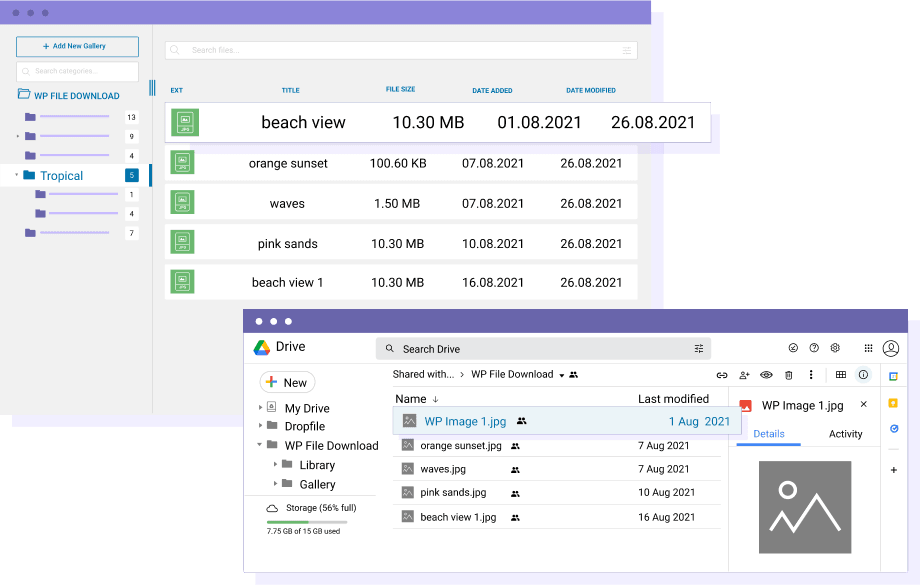 WordPress 콘텐츠에서 다운로드 가능한 파일 관리