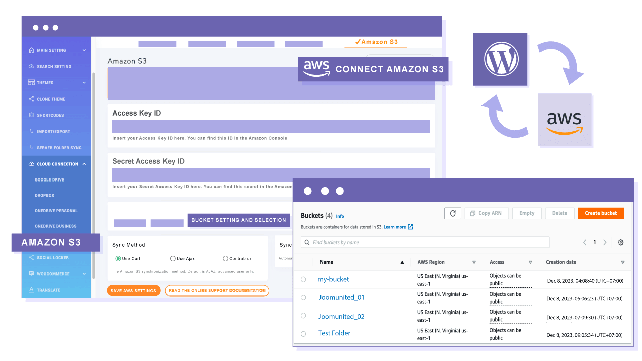 تكامل أمازون S3