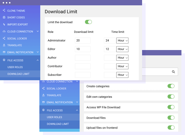 Controlla il caricamento dei file per ruolo utente di WordPress