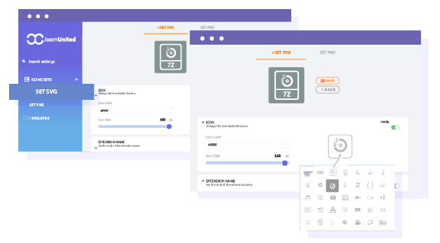 使用自己的.SVG文件图标创建自己的文件类型