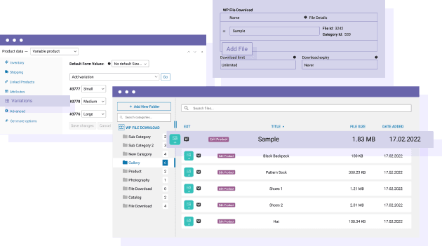WooCommerce चर उत्पादों में फ़ाइल डाउनलोड